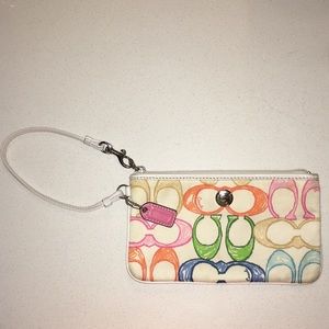 Coach “Scribble” wristlet